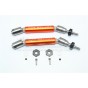 STAINLESS STEEL 304+ALUMINUM FRONT CVD DRIVE SHAFT WITH STEEL WHEEL HEX -10PC SET--SSLA1280FHA