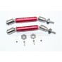 STAINLESS STEEL 304+ALUMINUM FRONT CVD DRIVE SHAFT WITH STEEL WHEEL HEX -10PC SET--SSLA1280FHA