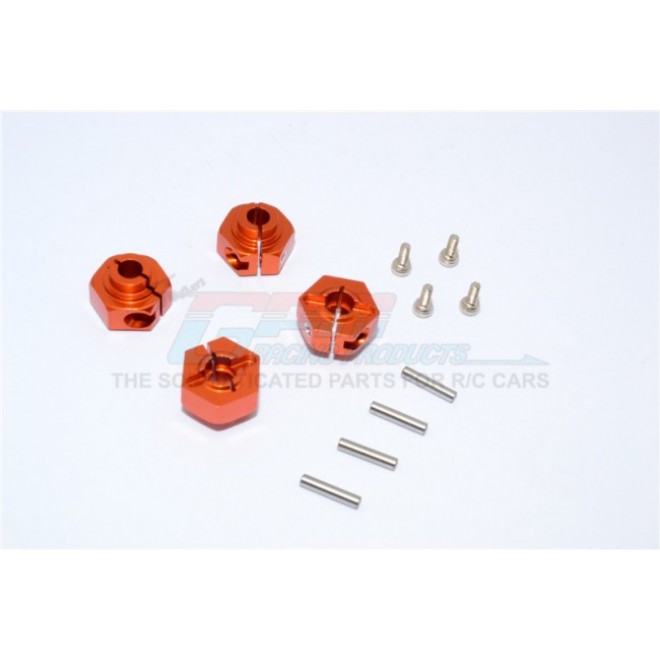 ALLOY HEX ADAPTORS (12MM) - 4PCS SET--WR010