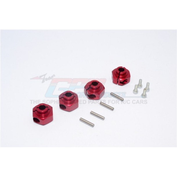 ALLOY HEX ADAPTORS (12MM) - 4PCS SET--WR010