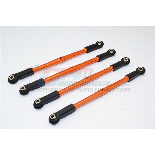 ALUMINIUM FRONT/REAR LOWER THREAD ROD  - 4PCS SET--WR049F/R