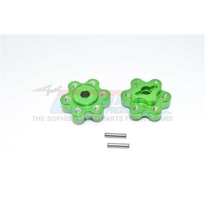 ALUMINIUM 2.2 WHEEL HUB ADAPTERS  (9MM THICKNESS) - 1PR SET--YT009A