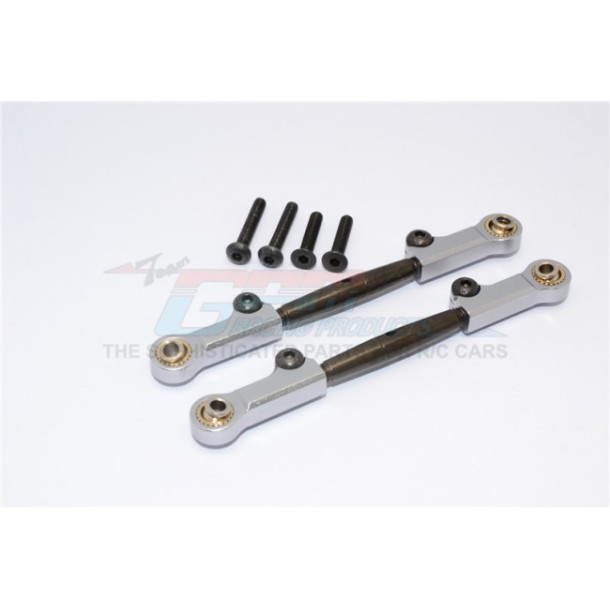 SPRING STEEL STEERING ANTI-THREAD  TIE ROD WITH ALUMINIUM ENDS - 1PR SET--YT047S