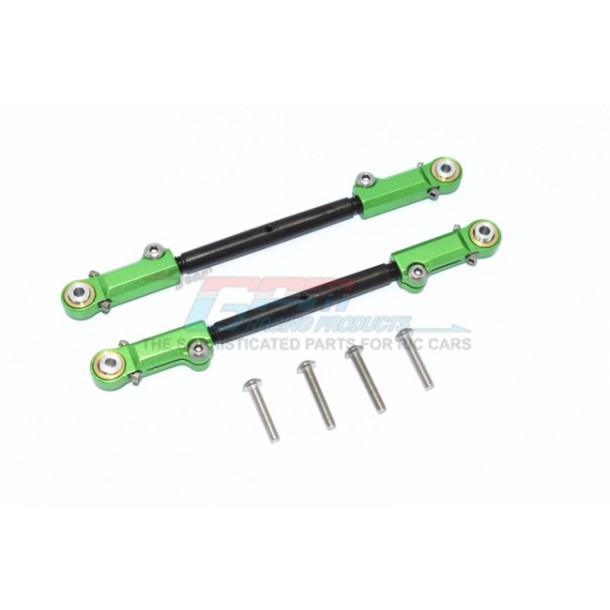 SPRING STEEL STEERING TIE ROD WITH  ALUMINIUM BALL ENDS - 1PR SET--YTL047S