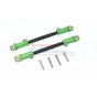 SPRING STEEL STEERING TIE ROD WITH  ALUMINIUM BALL ENDS - 1PR SET--YTL047S