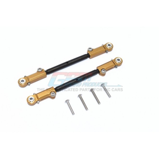 SPRING STEEL STEERING TIE ROD WITH  ALUMINIUM BALL ENDS - 1PR SET--YTL047S