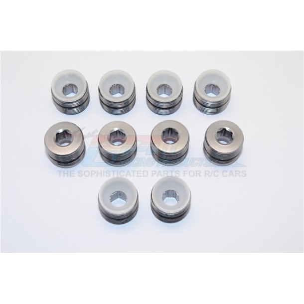 ALUMINUM + DELRIN COLLARS FOR MAN021 – 10PC SET--MAN021/ADC