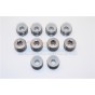 ALUMINUM + DELRIN COLLARS FOR MAN021 – 10PC SET--MAN021/ADC