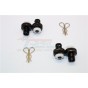 ALUMINIUM FRONT & REAR MAGNETIC BODY MOUNT - 1SET--E6201FR