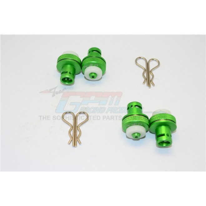 ALUMINIUM FRONT & REAR MAGNETIC BODY MOUNT - 1SET--E6201FR