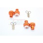 ALUMINIUM FRONT & REAR MAGNETIC BODY MOUNT - 1SET--E6201FR