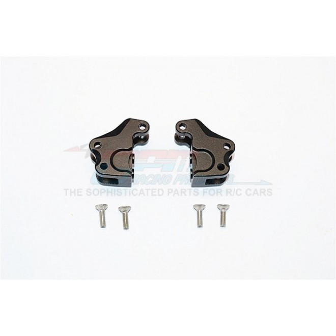 ALUMINIUM FRONT/REAR GEAR BOX COMPONENTS - 1PR SET (FOR YETI, SMT10 MONSTER JAM AX90055)--MJ008