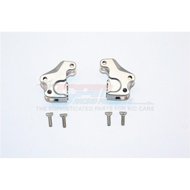 ALUMINIUM FRONT/REAR GEAR BOX COMPONENTS - 1PR SET (FOR YETI, SMT10 MONSTER JAM AX90055)--MJ008