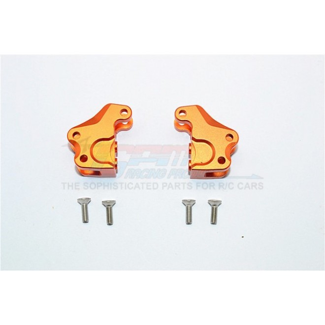 ALUMINIUM FRONT/REAR GEAR BOX COMPONENTS - 1PR SET (FOR YETI, SMT10 MONSTER JAM AX90055)--MJ008