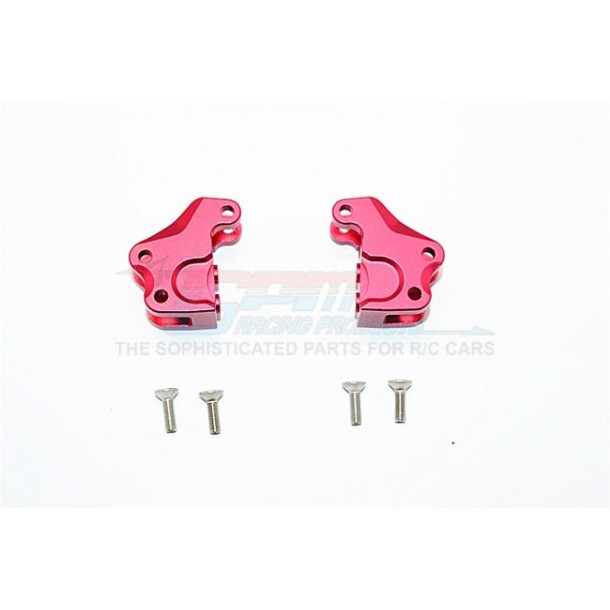 ALUMINIUM FRONT/REAR GEAR BOX COMPONENTS - 1PR SET (FOR YETI, SMT10 MONSTER JAM AX90055)--MJ008