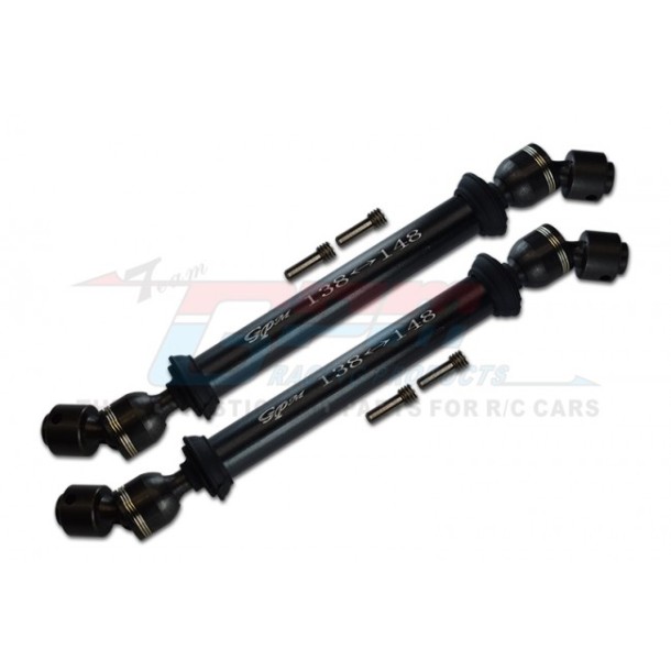 STEEL FRONT&REAR CENTER SHAFT WITH ALUMINIUM BODY (138MM-148MM)--MJ237SA