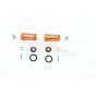 ALUMINIUM WHEEL HEX ADAPTERS 27MM WIDTH (USE FOR 4MM THREAD WHEEL SHAFT & 4MM HOLE WHEEL) - 1PR SET--SCX2010/27MM