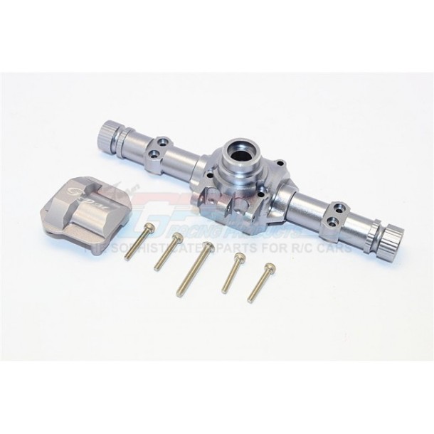 ALUMINIUM FRONT/REAR AXLE HOUSING WITH COVER - 1SET--SCX2012