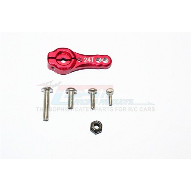 ALUMINIUM 24T SERVO HORN - 1PC SET--SCX2024T