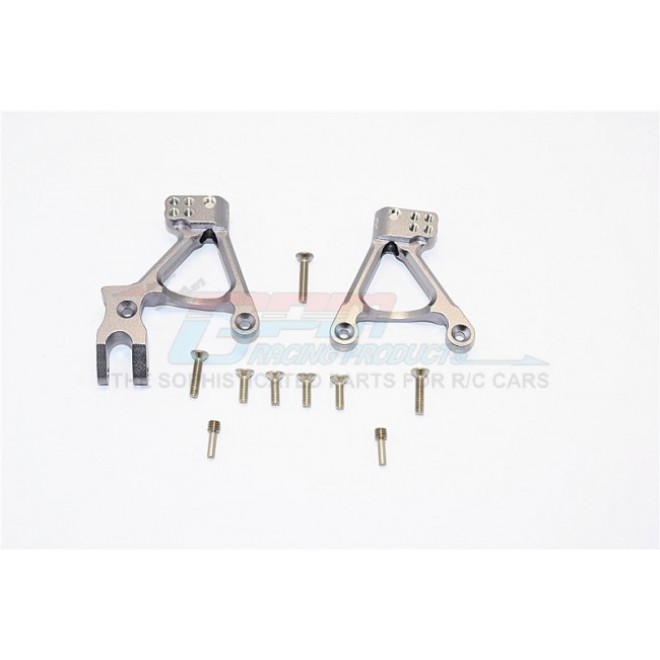 ALUMINIUM FRONT SHOCK HOOPS - 1PR SET--SCX2028