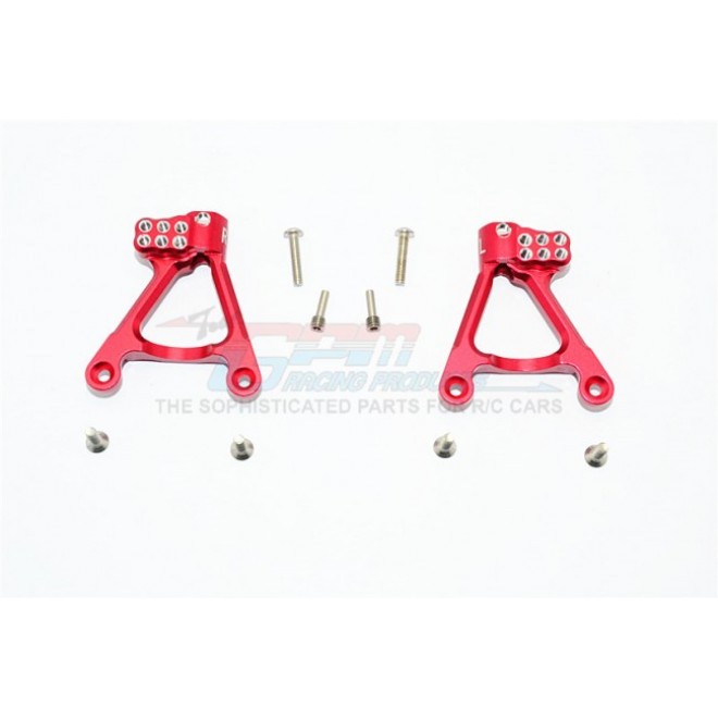 ALUMINIUM REAR SHOCK HOOPS - 1PR SET--SCX2030