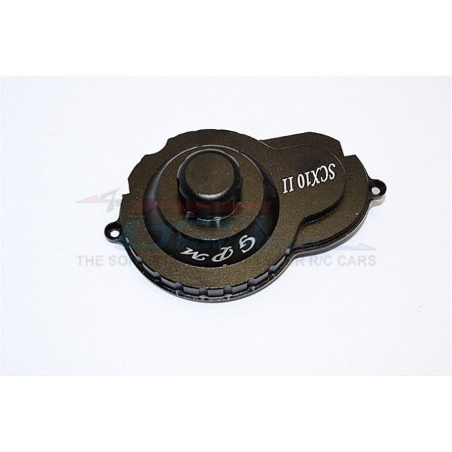 ALUMINIUM SPUR GEAR COVER - 1PC SET--SCX2038GCA