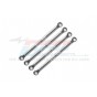 ALUMINUM 7075-T6 FRONT & REAR LOWER CHASSIS LINKS PARTS TREE--AX24014FR