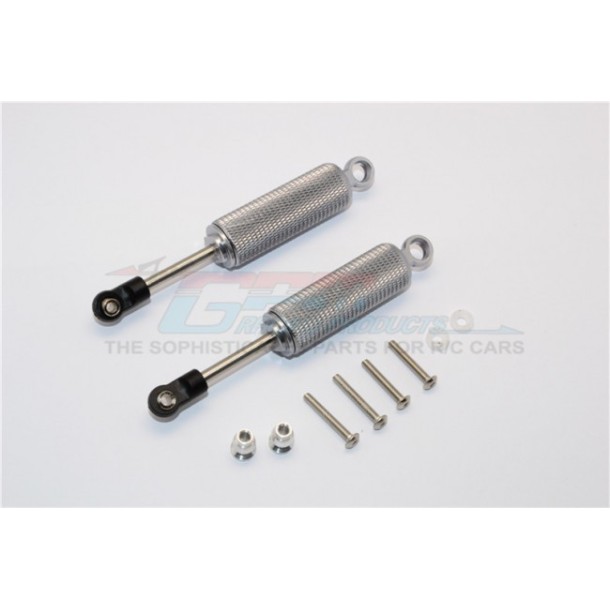 ALUMINIUM FRONT/REAR INTERNAL SHOCKS (92MM) WITH ENGRAVING - 1PR SET--SCX2095X