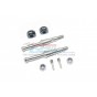 STAINLESS STEEL REAR WHEEL SHAFT W. ALUMINUM HEX ADAPTER (7MM)--T3023SR/7MM