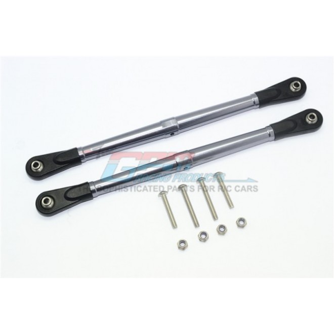 ALUMINUM ADJUSTABLE REAR UPPER CHASSIS LINK TIE RODS--SB014