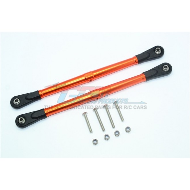 ALUMINUM ADJUSTABLE REAR UPPER CHASSIS LINK TIE RODS--SB014