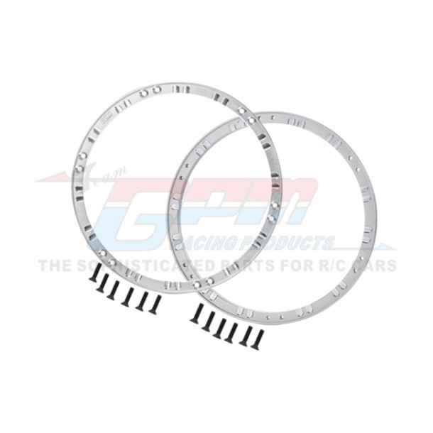 ALUMINUM 7075 FRONT WHEEL REINFORCEMENT RINGS SET--MX0505F