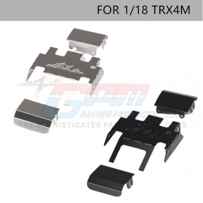 TRAXXAS 1/18 TRX-4M UNIVERSAL METAL SKID PLATES--TRX4MZSP6