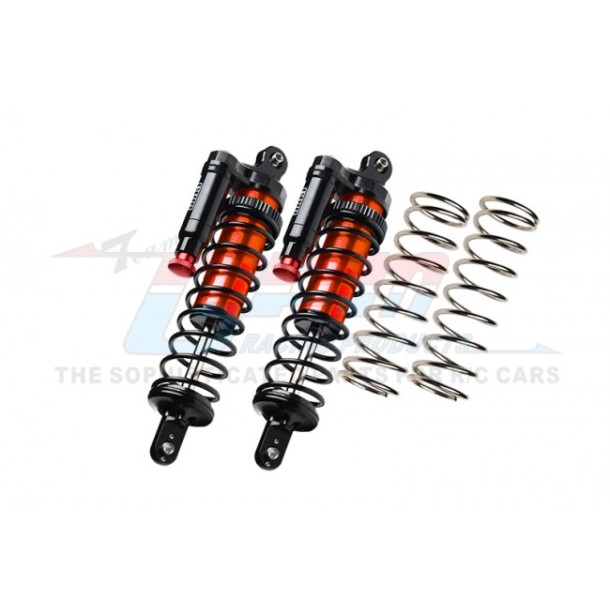 ALUMINIUM 6061-T6 FRONT/REAR L-SHAPE PIGGY BACK (BUILT-IN PISTON SPRING) ADJUSTABLE SPRING DAMPERS--XRT172F/R/LA