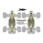 STAINLESS STEEL CHASSIS PROTECTION PLATE SET (LIGHTWEIGHT)--XRTZSP1B