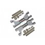 STAINLESS STEEL+ ALUMINUM SUPPORTING MOUNT WITH FRONT / REAR UPPER ARMS--TXMW054F/RS