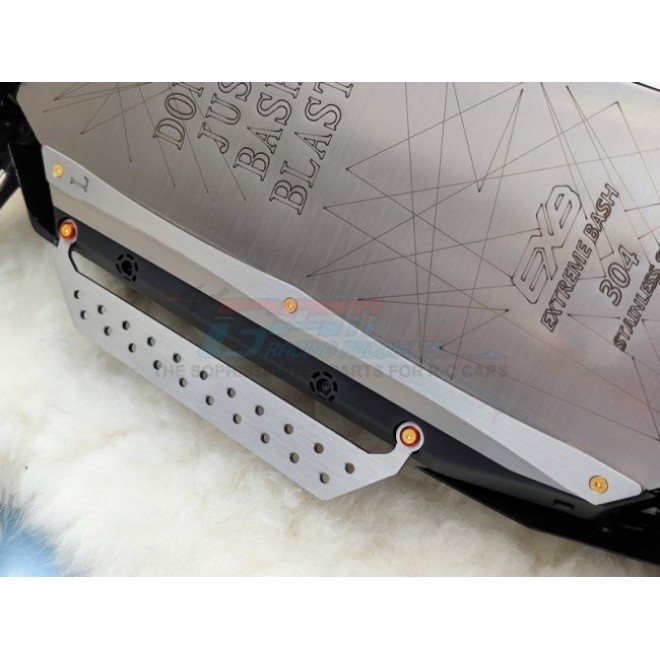 STAINLESS STEEL CHASSIS PROTECTION PLATE(FULL SET OF CUTTING + LASER FLARE)--MAFTZSP1A