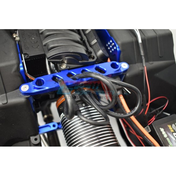 ALUMINUM FRONT CHASSIS BRACE--SCX6015F