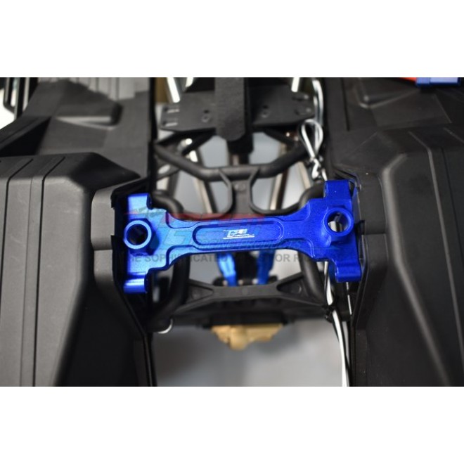 ALUMINUM REAR CHASSIS BRACE--SCX6015R