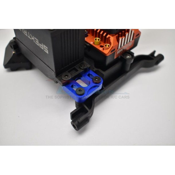 ALUMINUM FRONT KNUCKLE SERVO MOUNT--SCX6024