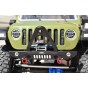 ALUMINIUM FRONT BUMPER WITH D-RINGS (SPIKED DESIGN)--SCX6330FA