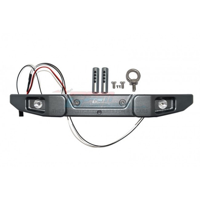 ALUMINUM REAR BUMPER WITH HOOK & 5MM LED LIGHT--SCX6330R