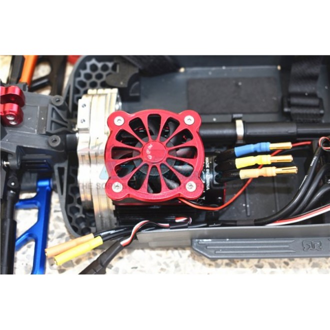 ALUMINUM MOTOR HEATSINK WITH COOLING FAN--MAKS018FAN