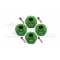 ALUMINUM WHEEL HEX ADAPTERS +3MM--SCX3010/+3M