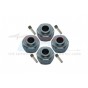 ALUMINUM WHEEL HEX ADAPTERS +3MM--SCX3010/+3M