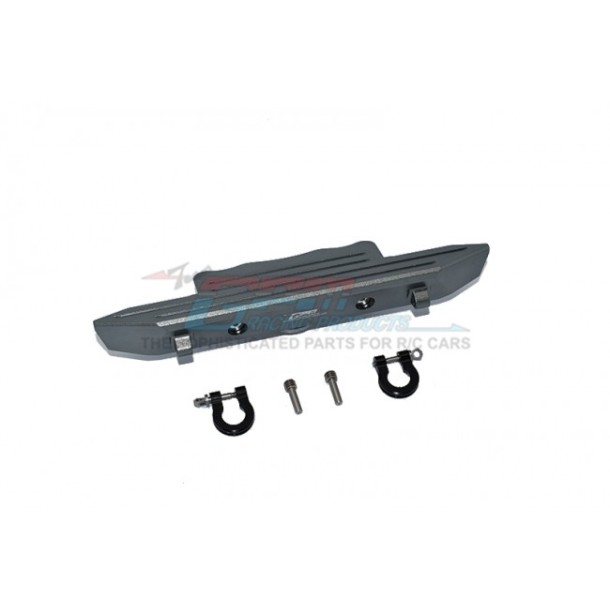 ALUMINIUM REAR BUMPER +D-RINGS+TOW HOOK--SCX3330R