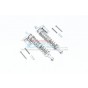 ALUMINUM FRONT/REAR L-SHAPE PIGGY BACK SPRING DAMPERS 100MM -10PC SET--CP100F/R/L