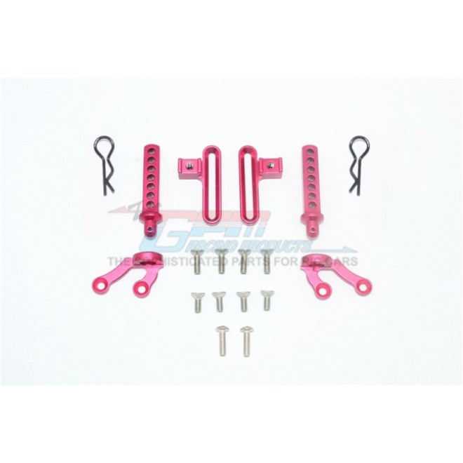 ALUMINUM FRONT  BODY POST & STABILIZER -18PC SET--SCX2U201F