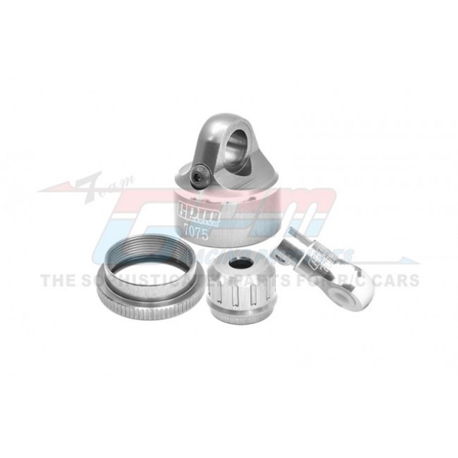 ALUMINUM 7075 SHOCK CAP AND SHOCK END SET--MXDP