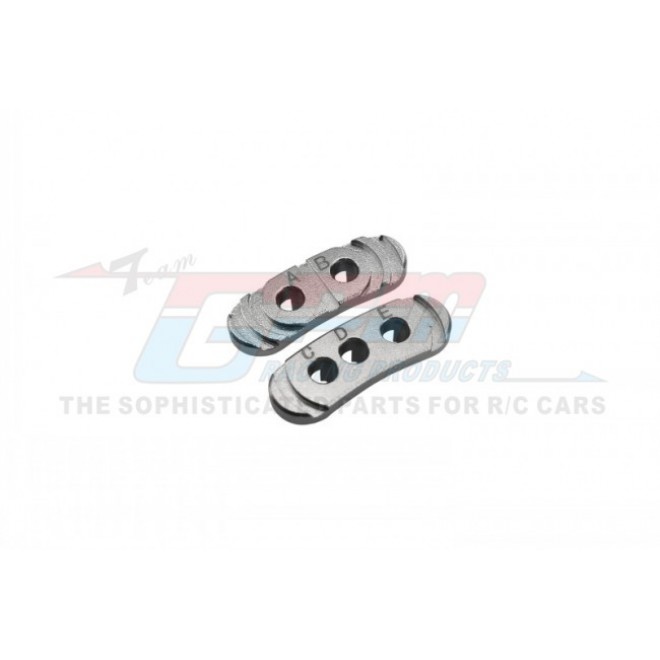 ALUMINUM FIXED GEAR ADAPTER - 2PC SET--RUS4018A